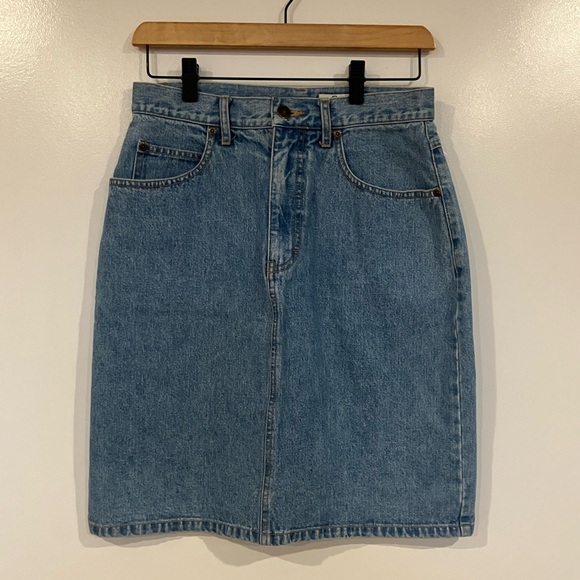 Eddie Bauer Dresses & Skirts - Vintage 90’s Eddie Bauer Denim Jean Skirt – Small